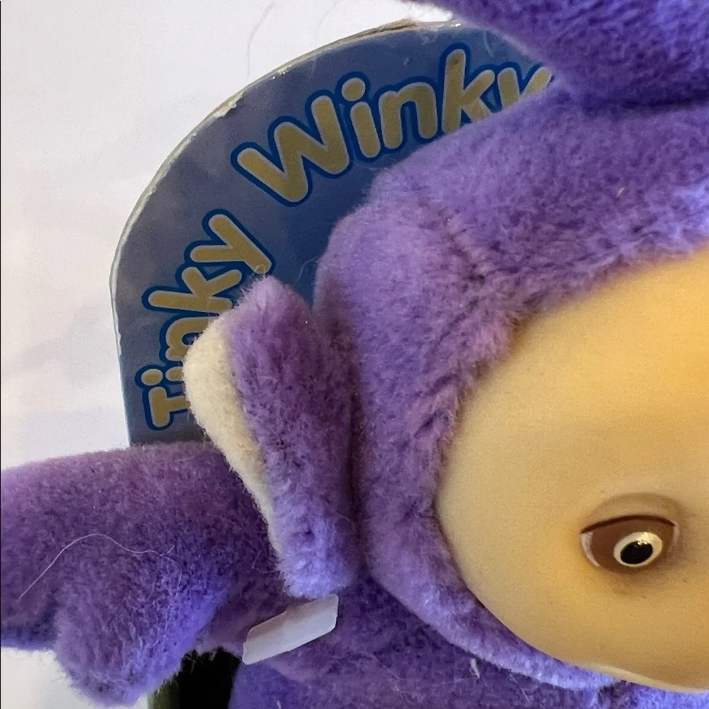 Tinky Winky Purple Teletubbies clip on vintage collectible original packaging